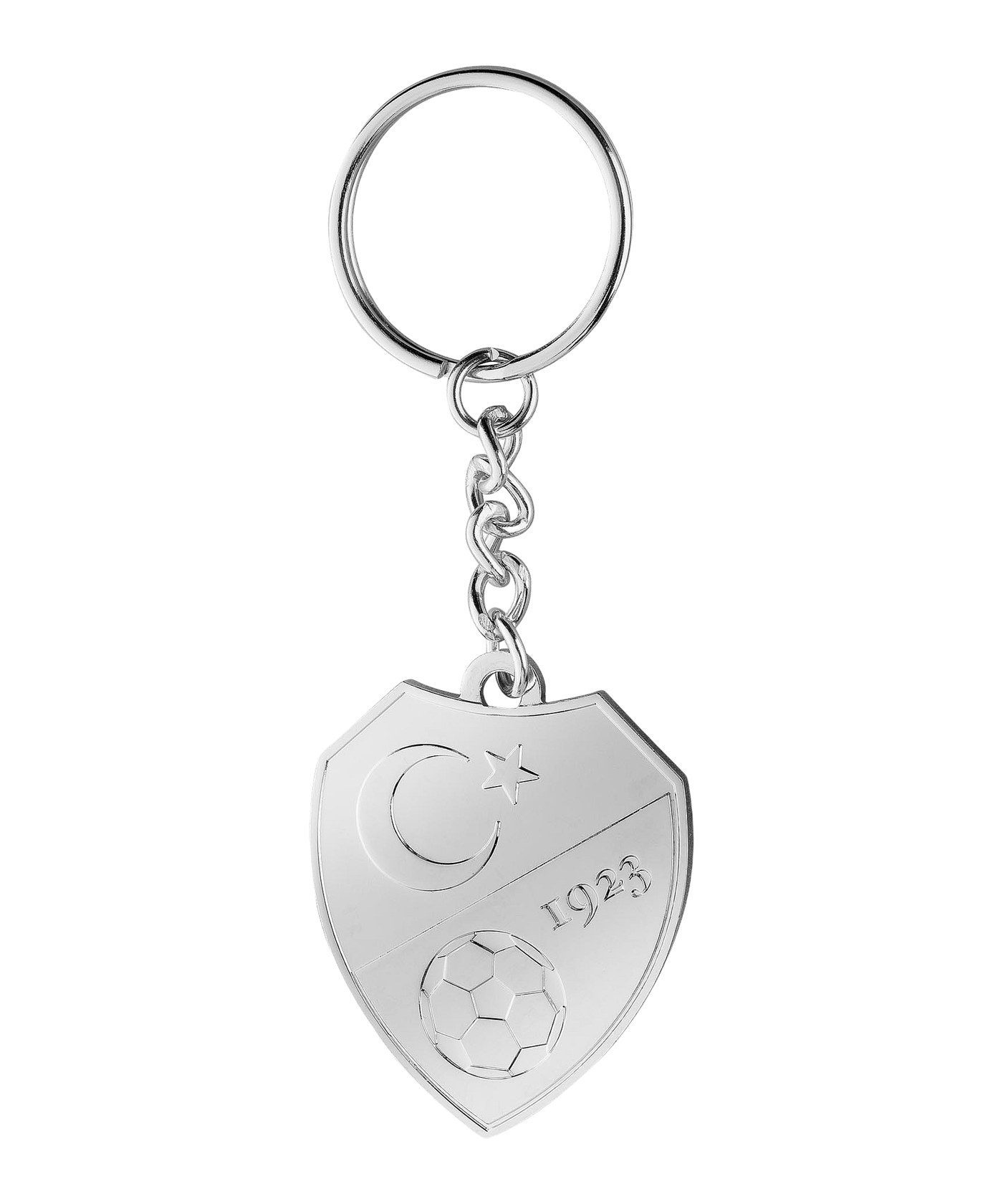 TFF Türkei Schlüsselanhänger EM 2024 Silber - silber