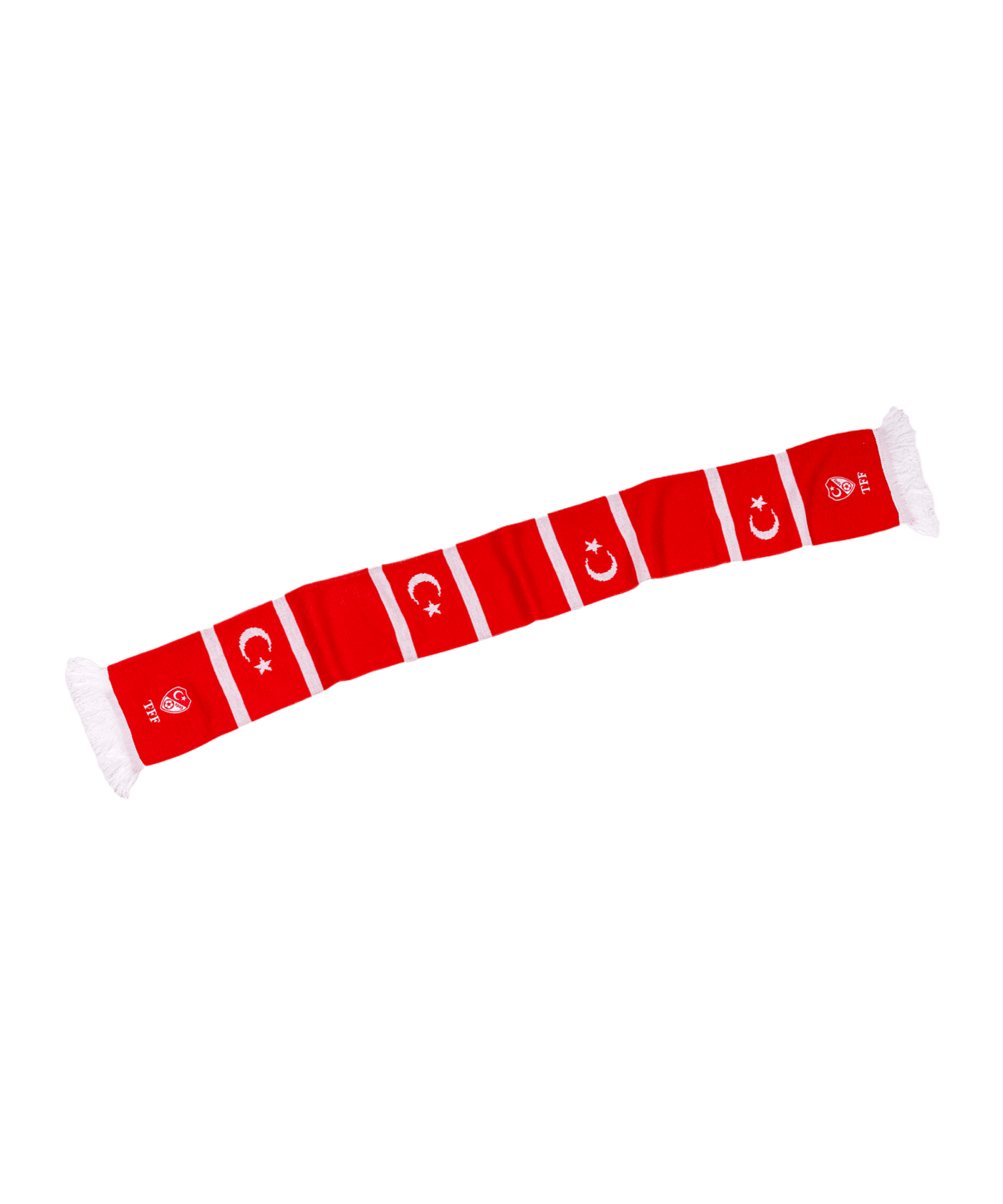 TFF Türkei Schal Blockstreifen EM 2024 Rot - rot
