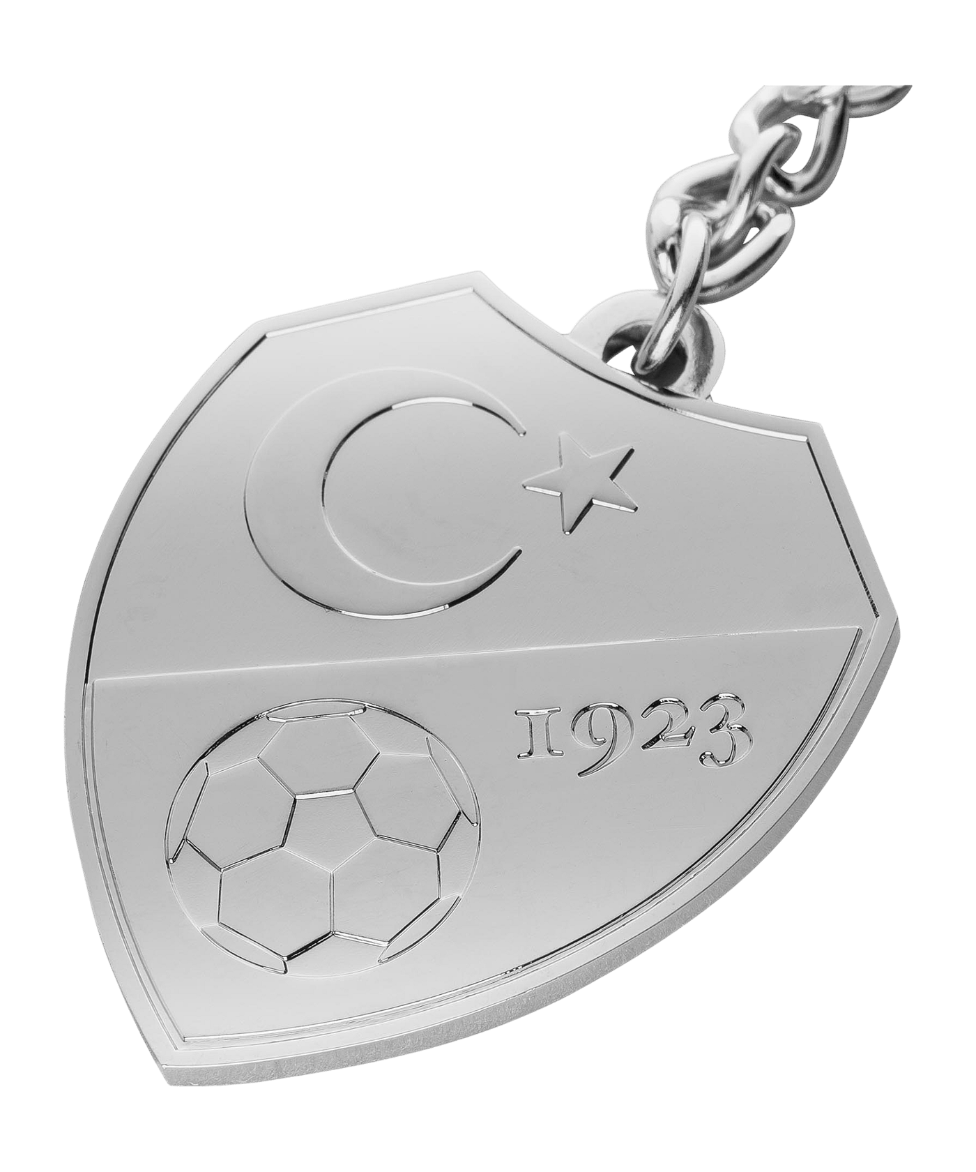 TFF Türkei Schlüsselanhänger EM 2024 Silber - silber