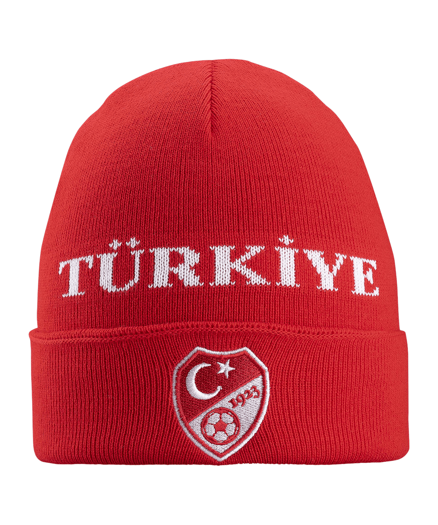 TFF Türkei Beanie Bronx EM 2024 Rot - rot