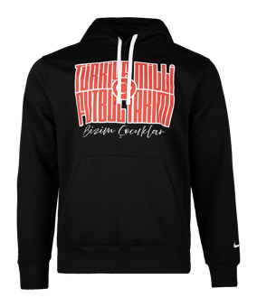 Nike TFF Turkey Unsere Jungs Hoody Black Ctffio9035jungsschwarz
