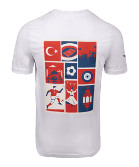 Nike TFF Turkey Collage T-Shirt Kids White Ctffcz0909collageweiss
